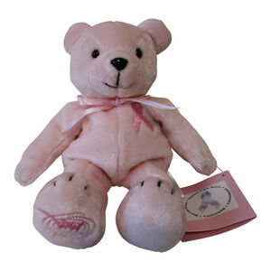 Hope Bear Pink Plush Breast Cancer Awareness LE 2001 Whisper Works MWMT VTG